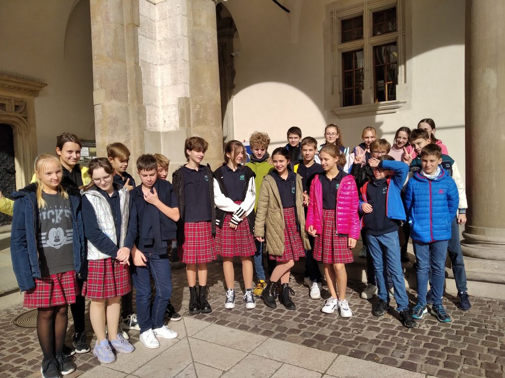 Klasa 7a na Wawelu