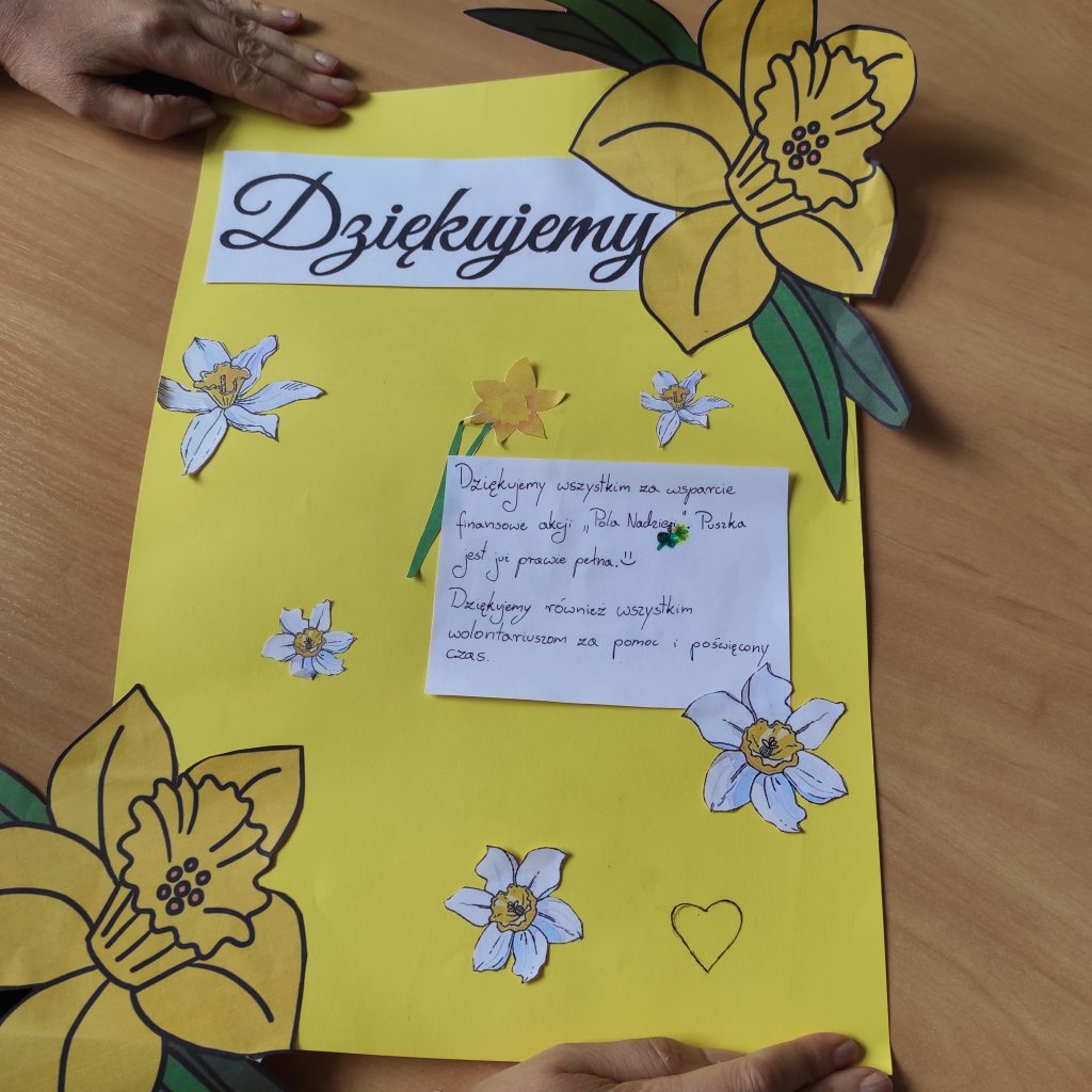 Pola Nadziei – podziękowania