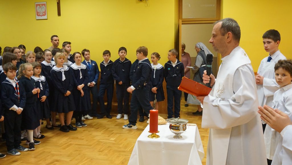 Wizyta duszpasterska w szkole