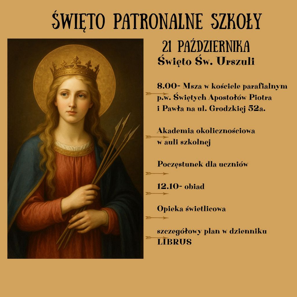 Święto patronalne szkoły