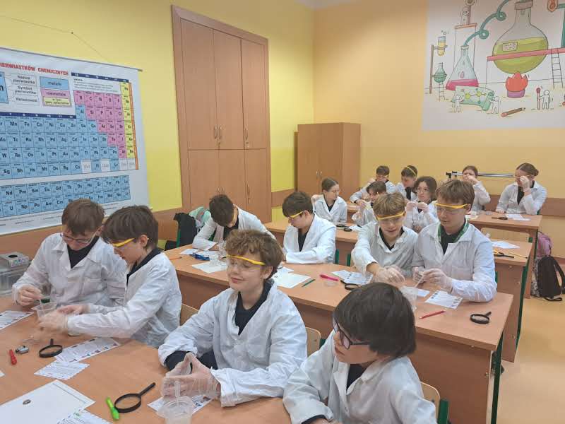 Warsztaty detektywistyczne w klasach 7a i 7b