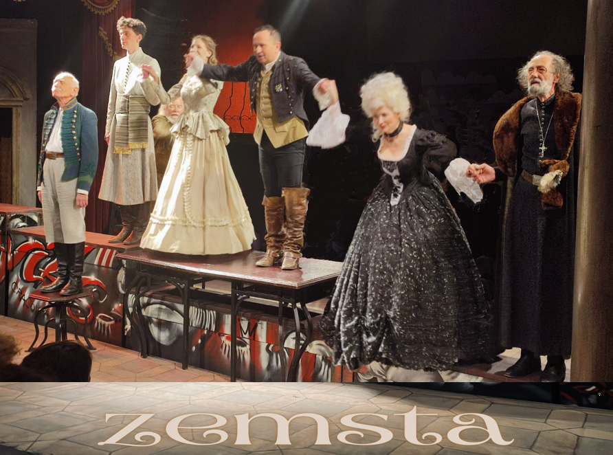 Mocium panie, co to był za spektakl! Spotkanie klas ósmych z Zemstą w Teatrze STU Mocium panie, co to był za spektakl! Spotkanie klas ósmych z Zemstą w Teatrze STU