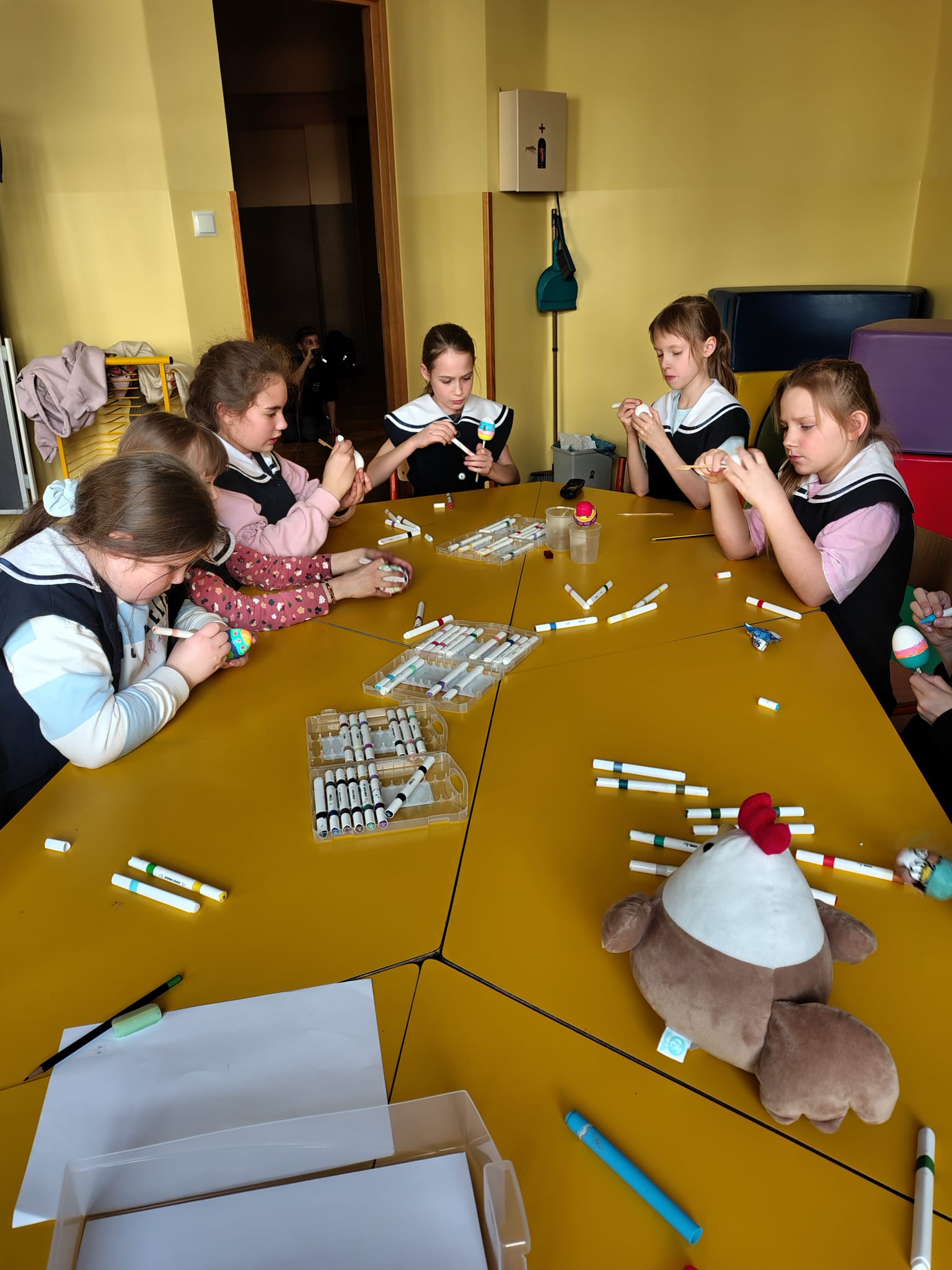 Wiosna, pisanki i świetlica